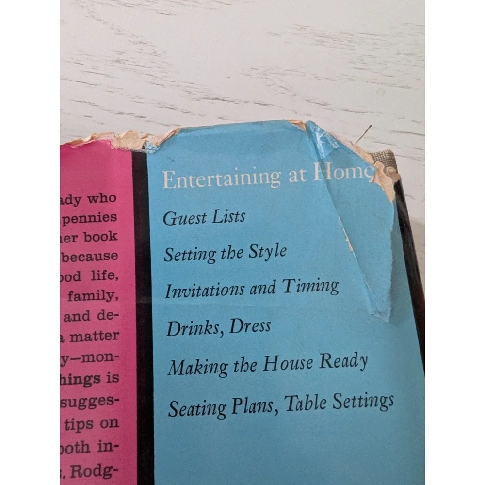 My Favorite Things Dorothy Rodgers 1964 Decorating and Entertaining Guide